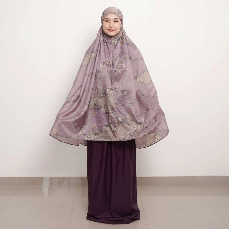 Product image ALF BY ALIF MUKENA MINI MOTIF PARASUT PREMIUM KOREA TRAVEL - PANSY IN SKIPPER BLUE ( MKN-218 ) all variant all variant